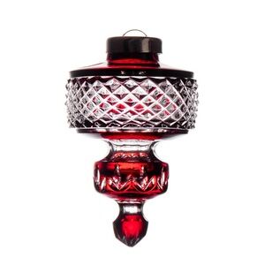 Elegant Red Glass Ornament
